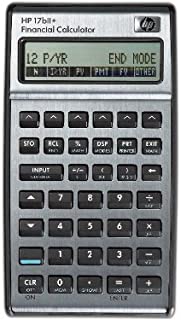 HP 17BII+ Financial Calculator, Silver