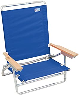 Rio Beach Classic 5 Position Lay Flat Folding Beach Chair