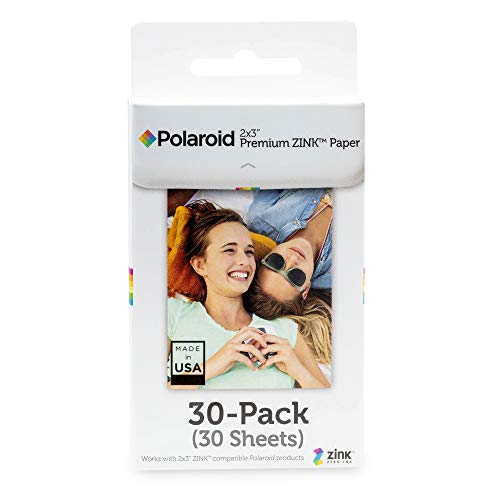 Polaroid 2x3 Premium Zink Photo Paper (30 Pack) Compatible with Polaroid Mint Camera, Snap/Snap Touch Instant Print Cameras & Polaroid Mint and Zip Photo Printers.