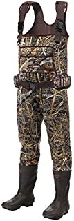 Hisea Chest Waders Neoprene Duck Hunting Waders for Men with Boots Camo Fishing Wader Bootfoot Cleated Waterproof Breathable Insulated Size 12