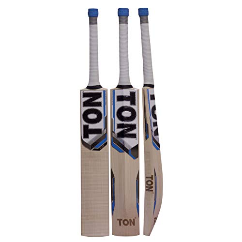 SS Ton Elite English Willow Cricket Bat (Free Extra SS grip, Anti Scuff Sheet & Bat Cover Included)