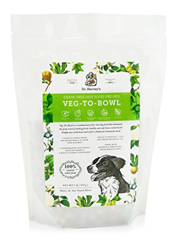 Dr. Harveys Veg-to-Bowl Pre-Mix Dog Food, Grain Free for a Whole Food Diet (1 pound)