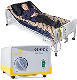 Air Mattress for Hospital Bed Or Home Bed, Includes Electric Quiet Air Pump - Medical Air Mattress, Low Air Loss Mattress - Inflatable Comfortable Pads - Prevents & Treat Pressure Wounds, Sore, Ulcer