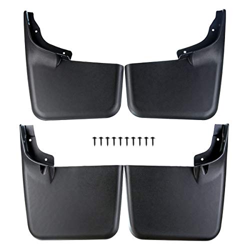 A-Premium Splash Guards Mud Flaps Compatible with Ford F-150 F150 2004-2014 without Factory Fender Flares Front and Rear 4-PC Set