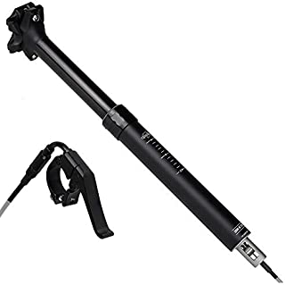 Venzo Repacked Mountain Bike Dropper Post Seatpost Remote 31.6mm x 396mm Travel 125mm - Internal Routing