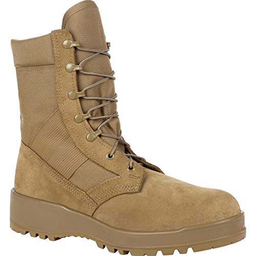 Rocky Entry Level Hot Weather Military Boot Size 10.5(W) Coyote Brown