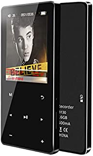 MP3 Player - Bluetooth 4.2 16GB Music Player with Speaker FM Radio Voice Recorder, 2.4'' Touch Screen Portable MP3 Player for Kids Digital Audio Player HiFi Lossless Sound, Support up to 128GB