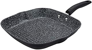 Smittel 11-Inch Nonstick Grill Pan for Steak Skillet Cookware Granite Coating from Germany