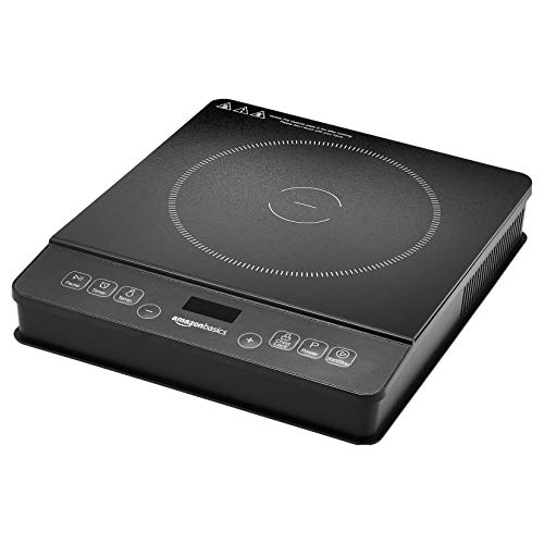 AmazonBasics 1800W Portable Induction Cooktop Burner