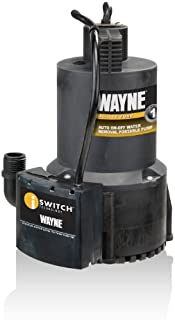 Wayne 57729-WYN1 EEAUP250 1/4 HP Automatic ON/OFF Electric Water Removal Pump