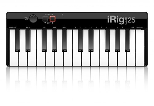 IK Multimedia iRig Keys 25 25-key compact keyboard MIDI controller for Mac/PC