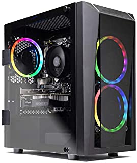 Skytech Blaze II Gaming Computer PC Desktop  RYZEN 7 2700 8-core 3.2 GHz, RTX 2060 6G, 500GB SSD, 16GB DDR4 3000MHz, RGB Fans, Windows 10 Home