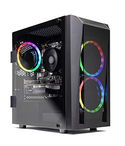 Skytech Blaze II Gaming Computer PC Desktop  RYZEN 7 2700 8-core 3.2 GHz, RTX 2060 6G, 500GB SSD, 16GB DDR4 3000MHz, RGB Fans, Windows 10 Home