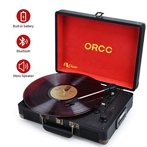 EZCHEER Vintage Record Player