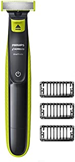 Philips Norelco OneBlade Hybrid Electric Trimmer and Shaver, FFP, QP2520/90