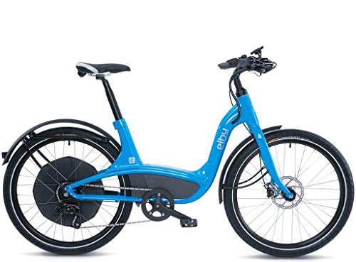 Elby Bike 9 Speed Electric Bike, Blue