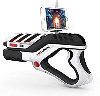 Game pad Controls AR Gun, Sensory Enhancement Experience, Joystick AR Game Controller for Android iOS Phones (Black)