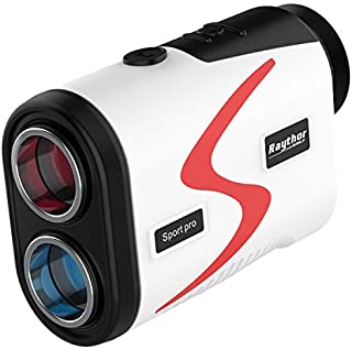 Raythor Golf Rangefinder, 6X Rechargeable Laser Range Finder 1000 Yards with Slope Adjustment, Flag Seeker with Vibration and Fast Focus System, Continuous Scan Support, Help You Choose The Right Club