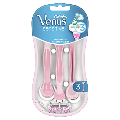 Gillette Venus Sensitive Women's Disposable Razor - 3 Razors