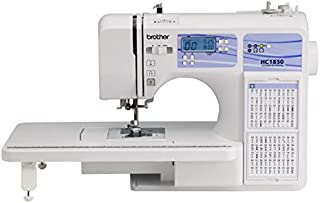 Brother HC1850 Sewing and Quilting Machine, 185 Built-in Stitches, LCD Display, 8 Included Feet