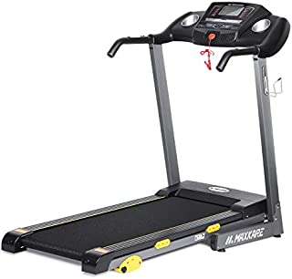 MaxKare Folding Treadmill Electric Motorized Running Machine 17'' Wide Tread Belt w/Incline LCD Display and Cup Holder Easy Assembly with 15 Preset Programs Perfect for Home Use