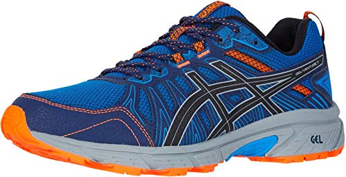 ASICS Men's Gel-Venture 7 Running Shoes, 11.5M, Electric Blue/Sheet Rock