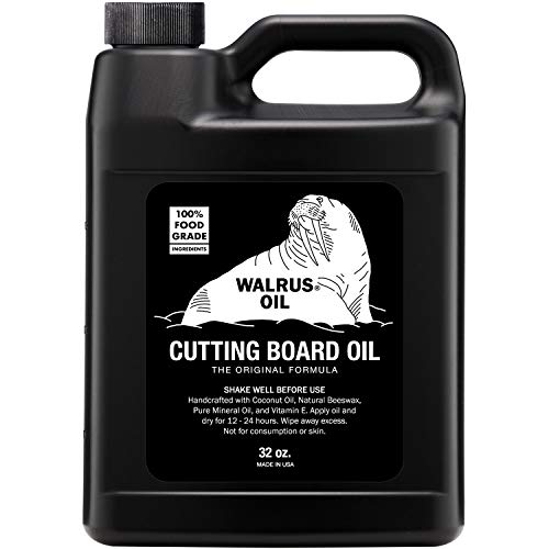 WALRUS OIL - Cutting Board Oil and Wood Butcher Block Oil, 32 oz Jug, Food-Safe