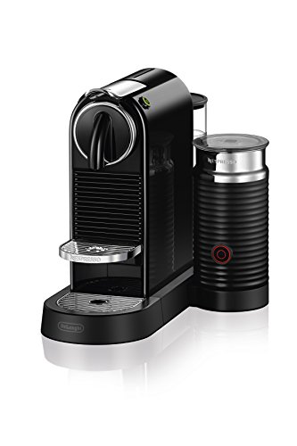 Nespresso EN267BAE Original Espresso Machine Bundle with Aeroccino Milk Frother by De'Longhi, 9.3 x 14.6 x 10.9 inches, Black