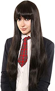 Gogo Yubari Kill Bill Character Deluxe Quality Costume/Cosplay/Anime Wig Dark Brown