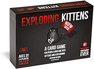 Exploding Kittens Card Game - NSFW (Explicit) Edition - Family-Friendly Party Games - Card Games For Adults, Teens & Kids