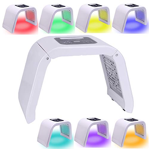 7 Color PDT LED Face Mask Light Therapy Device Skin Tightening Machine Skin Rejuvenation Photon Device For Face Black Spot Remover Anti-Wrinkle Anti Aging Salon SPA Skin Care Tools for Face Neck Body