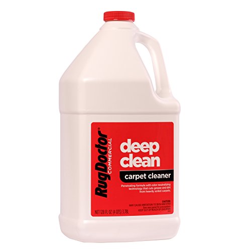 Rug Doctor Industrial Deep Carpet Cleaning Solution, Carpet Detergent for Removing Tough Stains and Stubborn Dirt, Great for Home and Office, 128 oz.