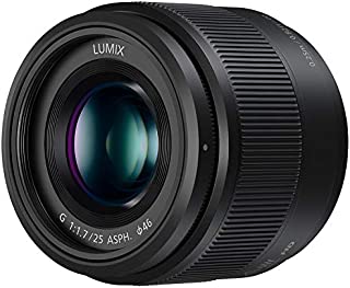 Panasonic Lumix G Lens, 25mm, F1.7 ASPH, Mirrorless Micro Four Thirds, H-H025K (USA Black)