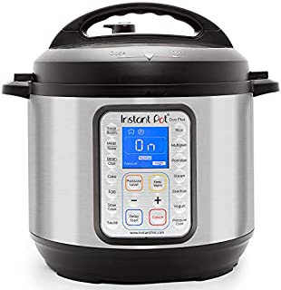 Instant Pot Duo Plus 9-in-1 Electric Pressure Cooker, Sterilizer, Slow Cooker, Rice Cooker, Steamer, Sauté, Yogurt Maker, and Warmer, 6 Quart, 15 One-Touch Programs