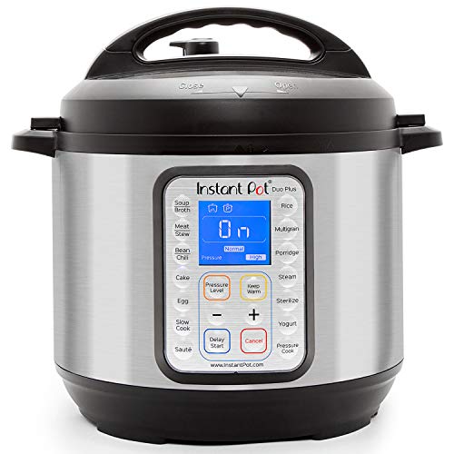 Instant Pot Duo Plus 9-in-1 Electric Pressure Cooker, Sterilizer, Slow Cooker, Rice Cooker, Steamer, Sauté, Yogurt Maker, and Warmer, 6 Quart, 15 One-Touch Programs