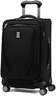 Travelpro Crew 11-Softside Expandable Luggage with Spinner Wheels, Black