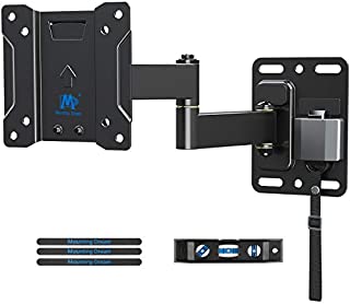 MD TV Mount Lockable RV TV Mount for 10-26 Inch Flat Screen TV, RV Mount for Camper Marine Boat Trailer, Full Motion RV TV Wall Mount Easy One Step Lock, VESA 100x100mm, 22 LBS Mounting Dream MD2209