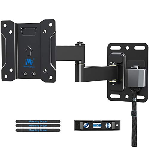 MD TV Mount Lockable RV TV Mount for 10-26 Inch Flat Screen TV, RV Mount for Camper Marine Boat Trailer, Full Motion RV TV Wall Mount Easy One Step Lock, VESA 100x100mm, 22 LBS Mounting Dream MD2209