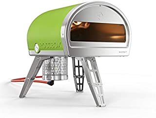 ROCCBOX Portable Outdoor Pizza Oven - Gas or Wood Fired, Dual-Fuel, Fired Pizza Oven - Green. Buy Now for Free Wood Burner (Worth $100).