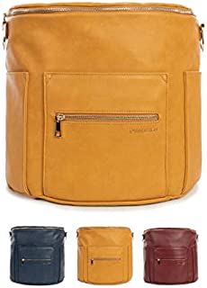 Fawn Design Premium Vegan Leather Diaper Bag and Backpack (Honey 2.0)