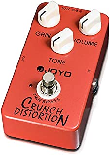 JOYO Crunch Distortion Pedal British Classic Rock Distortion for Electric Guitar Effect True Bypass (JF-03)