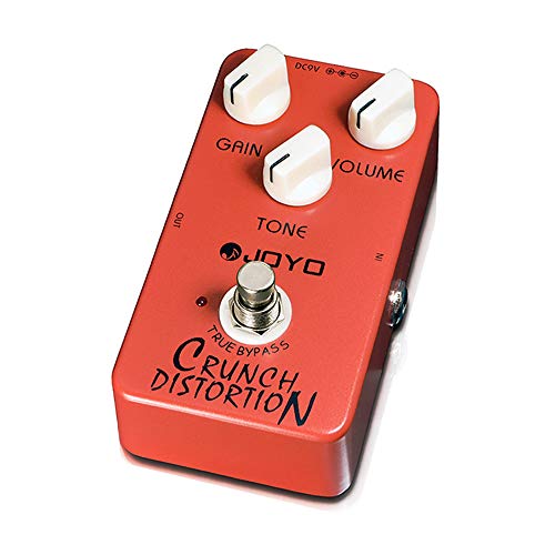 JOYO Crunch Distortion Pedal British Classic Rock Distortion for Electric Guitar Effect True Bypass (JF-03)