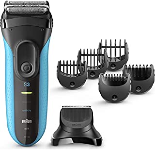 Braun Electric Razor for Men, Series 3 3010Bt Electric Shaver & Beard Trimmer, Rechargeable, Wet & Dry Foil Shaver