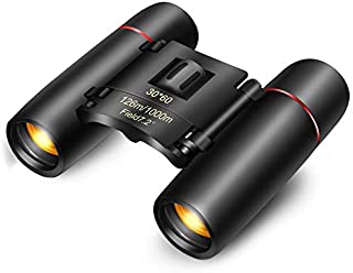 30x60 Small Compact Binoculars for Adults Kids, Mini Binocular for Traveling Sightseeing Bird Watching, Night Vision Binoculars for Concert Theater Opera