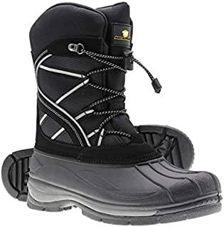 ArcticShield Mens Waterproof Insulated Warm Comfortable, Black, Size 11.0