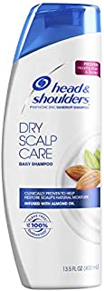 Head and Shoulders Dry Scalp Care With Almond Oil Dandruff Shampoo 13.5 Fluid Ounce (Pack of 6)