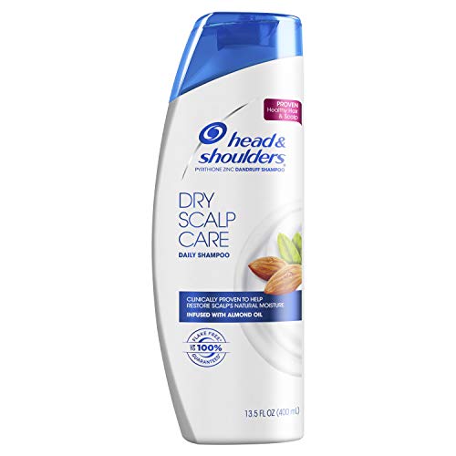 Head and Shoulders Dry Scalp Care With Almond Oil Dandruff Shampoo 13.5 Fluid Ounce (Pack of 6)