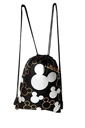 Disney Mickey Mouse Drawstring Backpack Silver 2 Pack