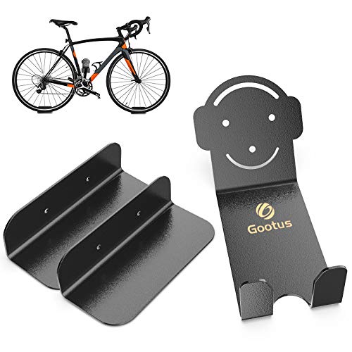 Update Bike Wall Mount Hanger, Heavy Duty Horizontal Bicycle Storage Rack Holder for Garage and Apartment