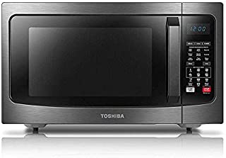 Toshiba EC042A5C-BS 1.5 Cu ft./1000W, Microwave oven with Convection, Black Stainless Steel